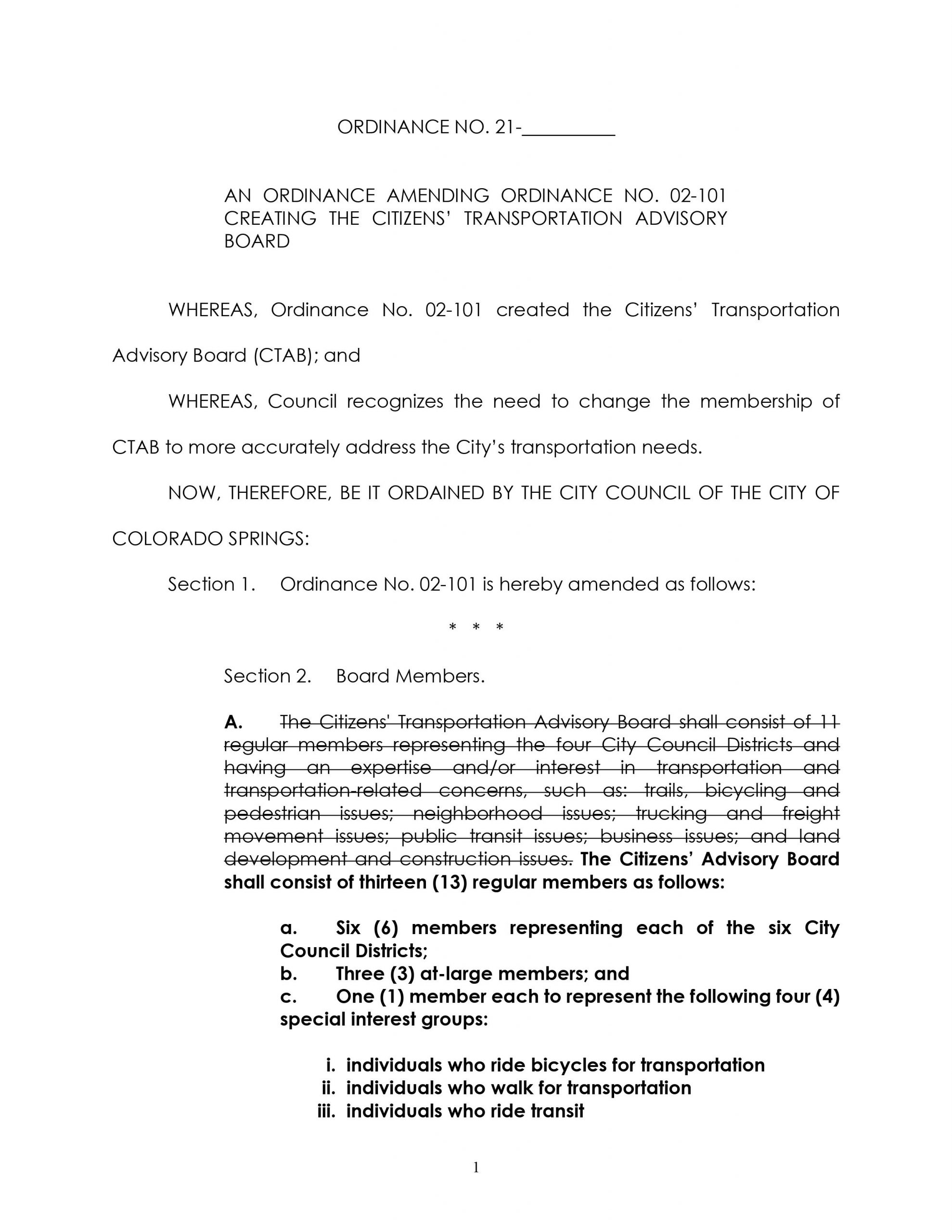 CTAB Ordinance (8-21-21) Page 1
