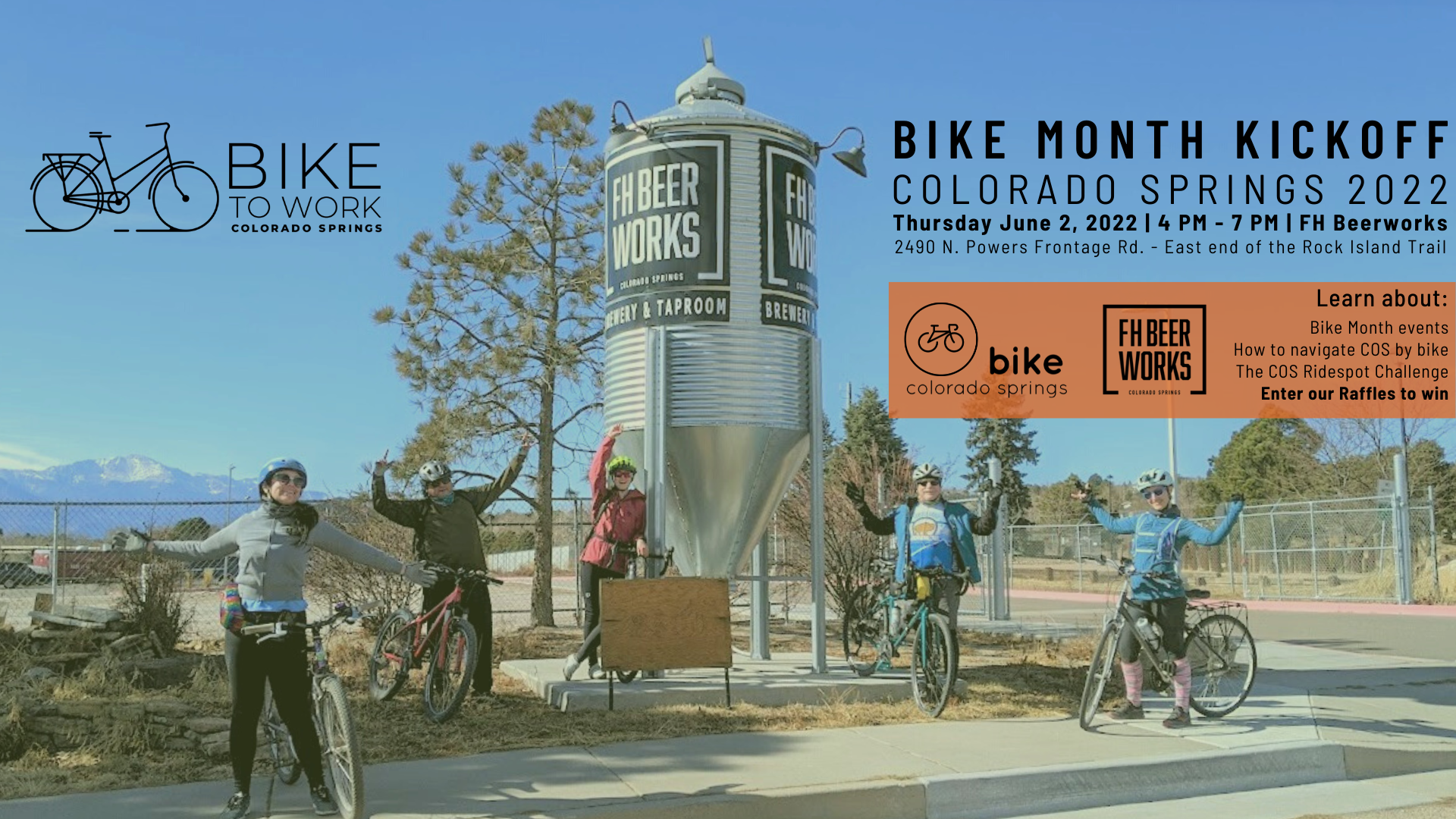 Colorado Springs Bike Month Kickoff 2022 At FH Beerworks
