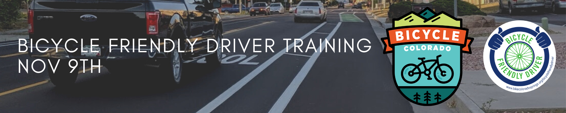 Join Bicycle Colorado’s Bicycle Friendly Driver Training On Nov 9th