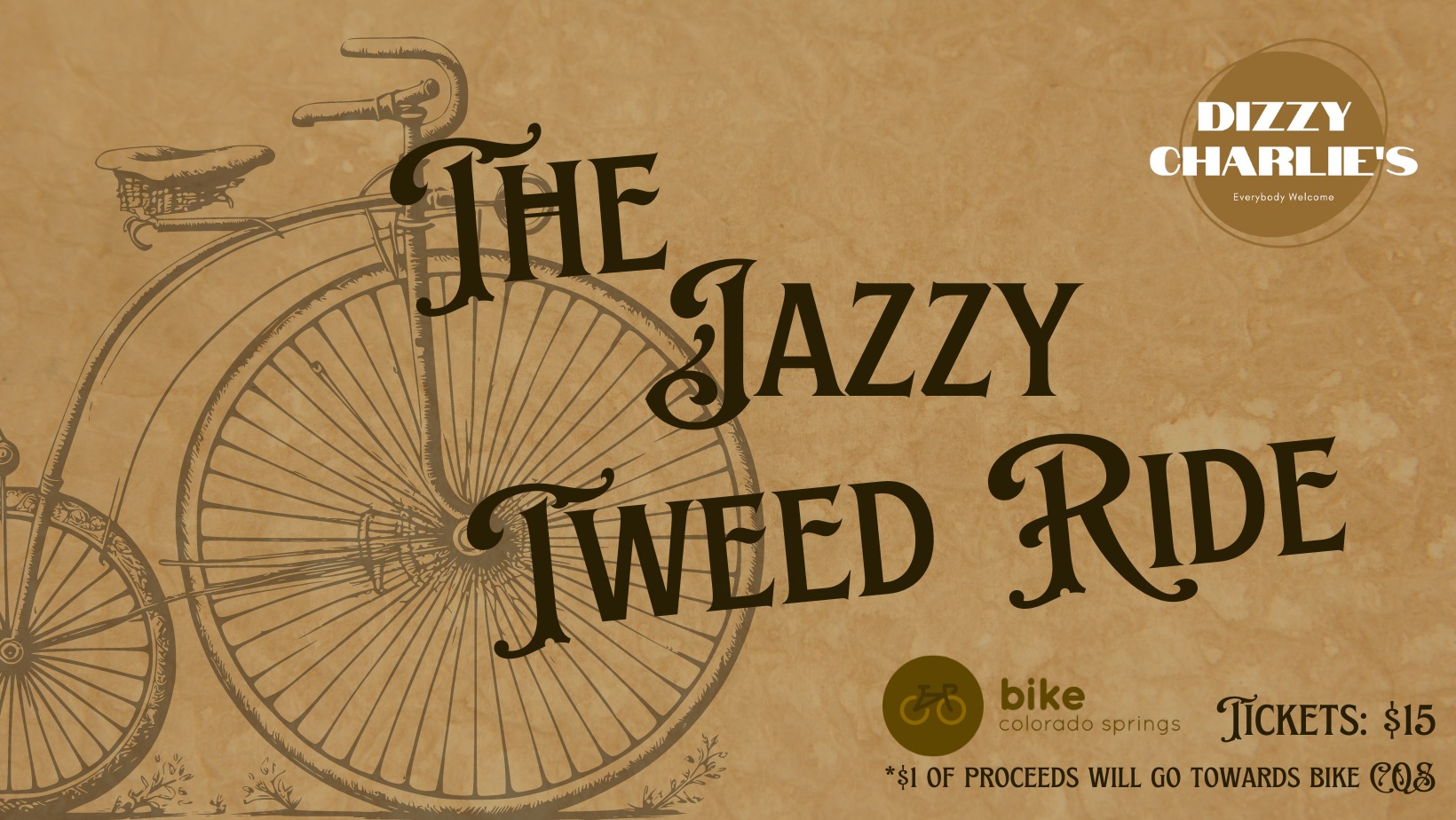 March 25th Jazzy Tweed Bike Ride & Live Music
