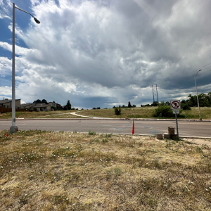 Location of Dublin park trail crossing as of June