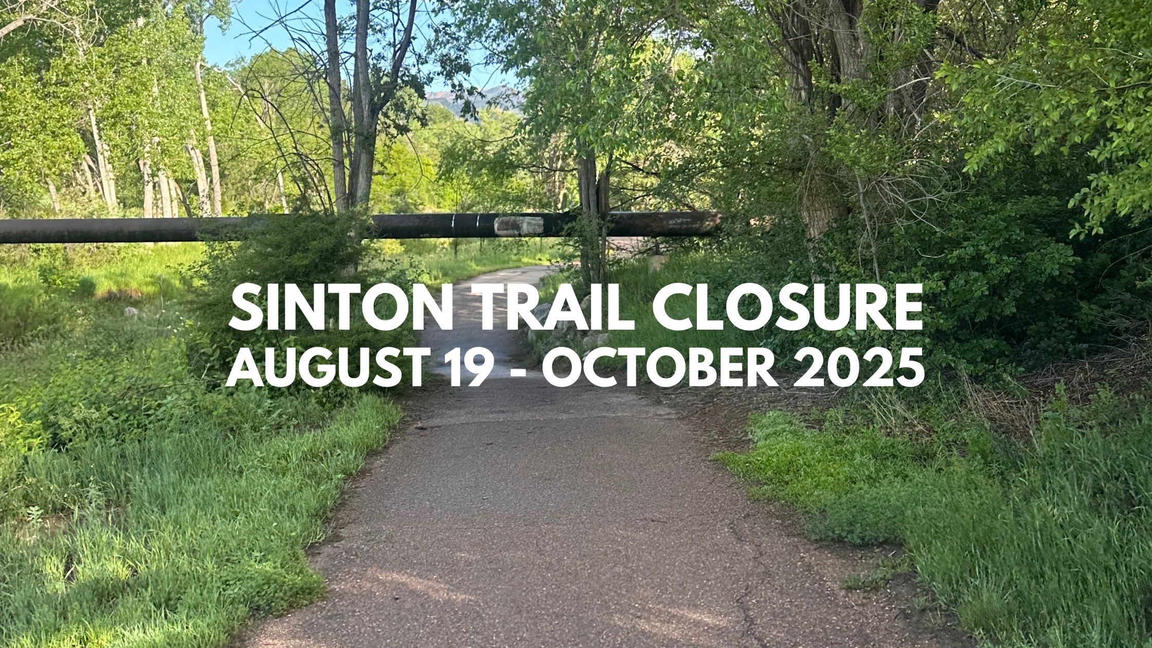 July Sinton Trail Construction Updates – Repaving And I25 Project
