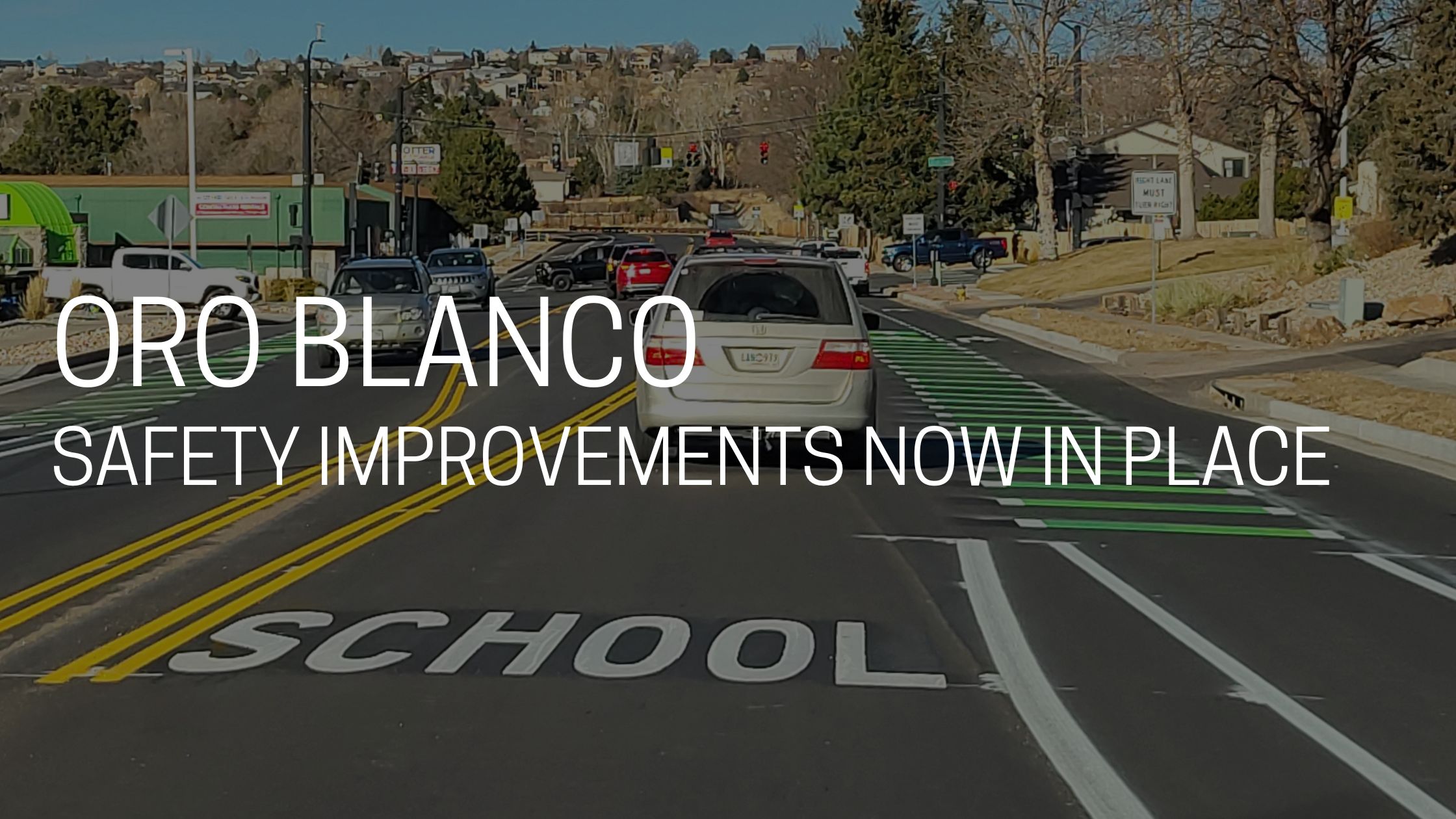 Oro Blanco Now Safer For Students And Bike Riders