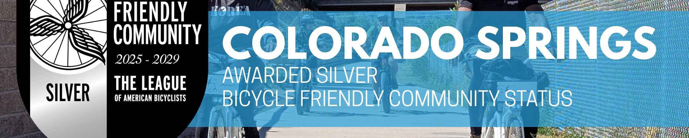 Colorado Springs Renewed As Silver Bicycle Friendly Community For 2026