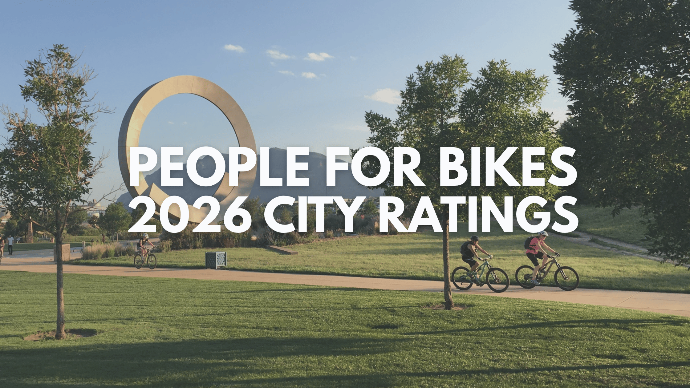 People For Bikes 2026 City Ratings Header