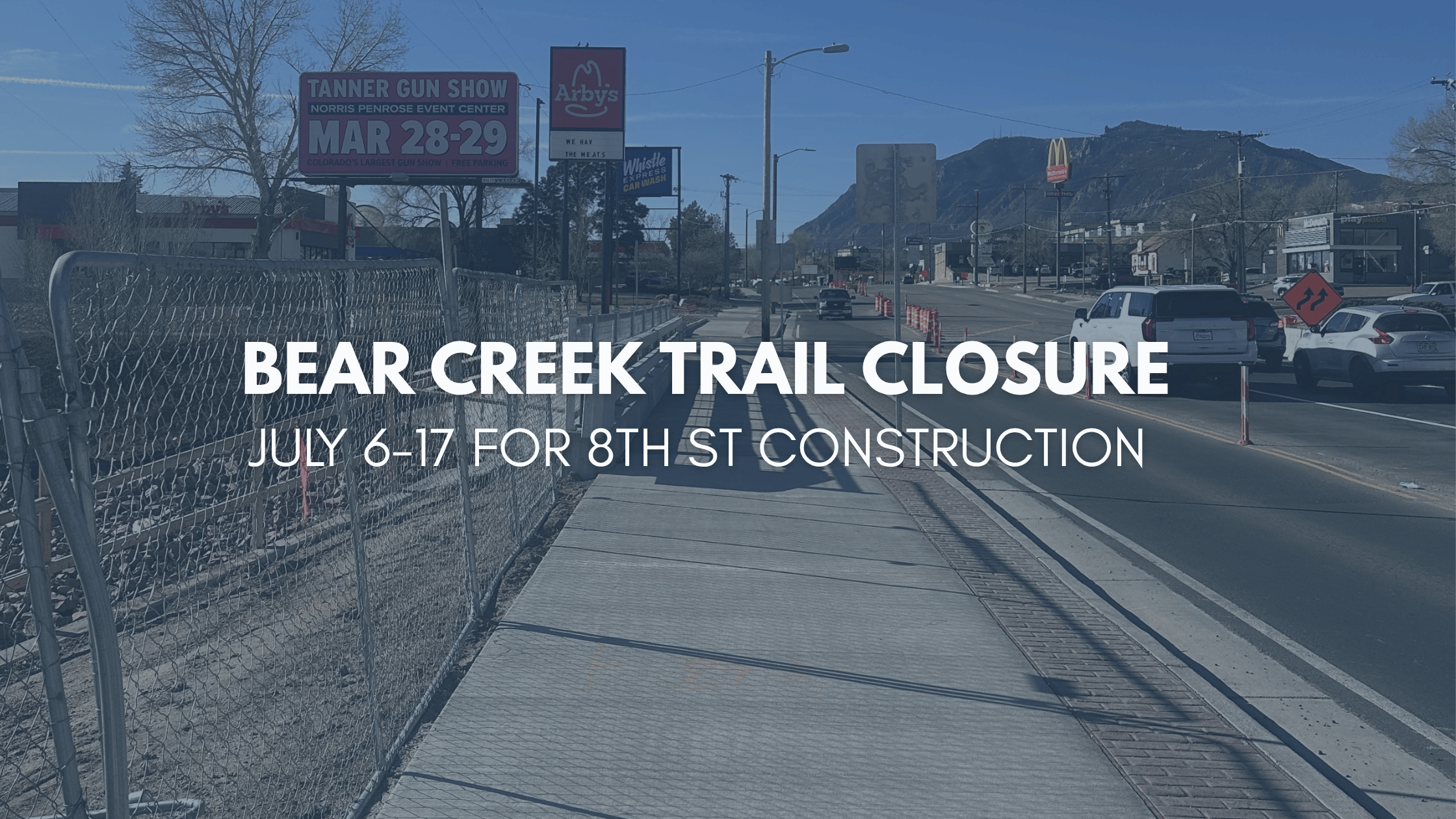 BearCreek 8th Street Trail Closure